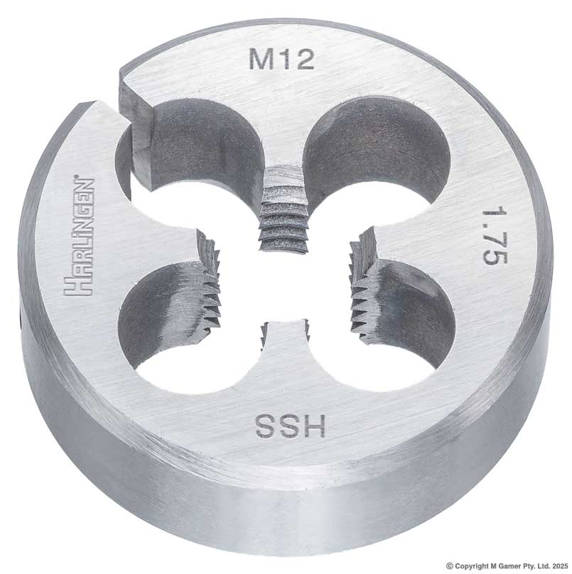 M12 x 1.75mm HSS Round Die